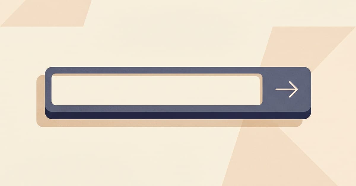 Flat illustration of a badged branded link next to a plain link